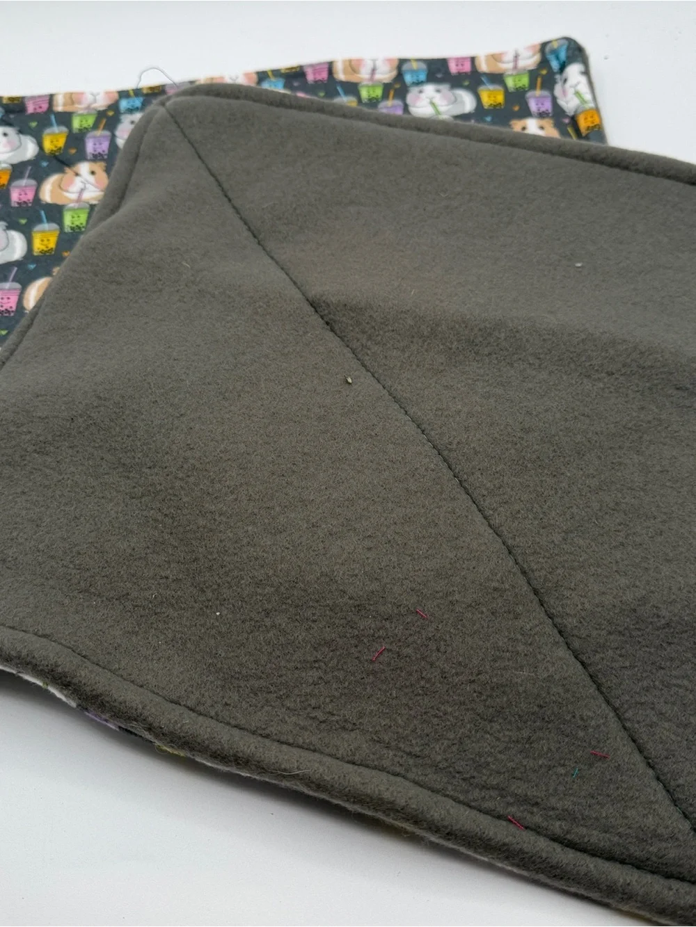 Guinea Pig P Piddle Pads Reversible Fleece 12” Pair Lot 2 Boba